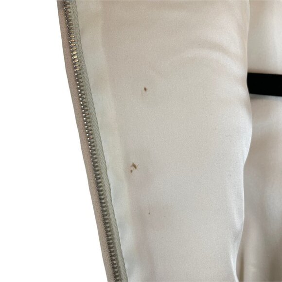 Dolce & Gabbana Virgin Wool Sleeveless Sheath Midi Dress Beige Size 40 US 4 - Picture 4 of 9